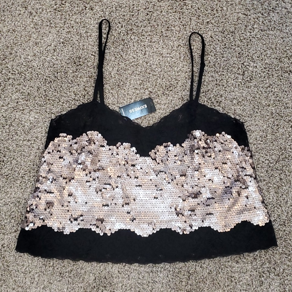 Express cropped cami